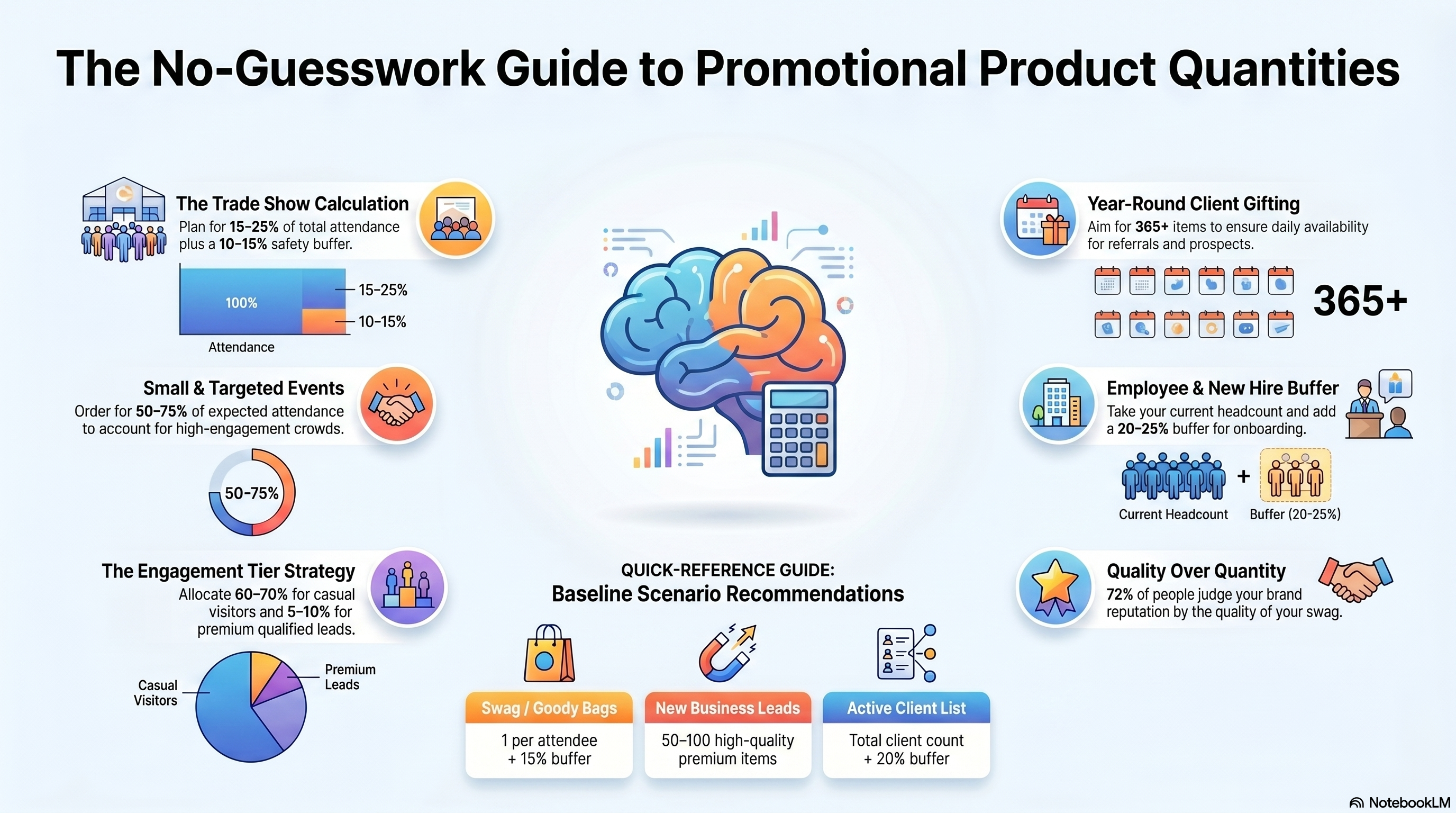 Promotional Product Quantities Infographic